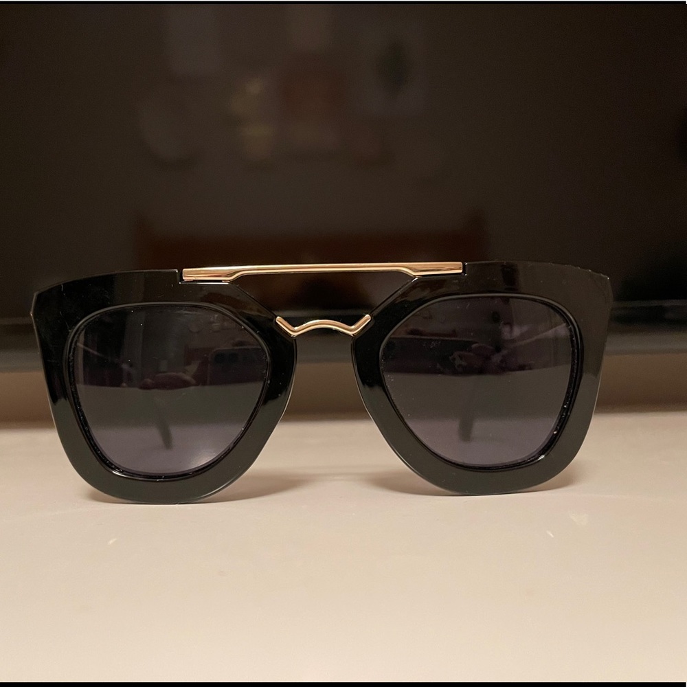 Black and Gold Sunglasses